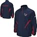 Houston Texans Navy 2010 Sideline Hot 1/4 Zip Jacket - Medium