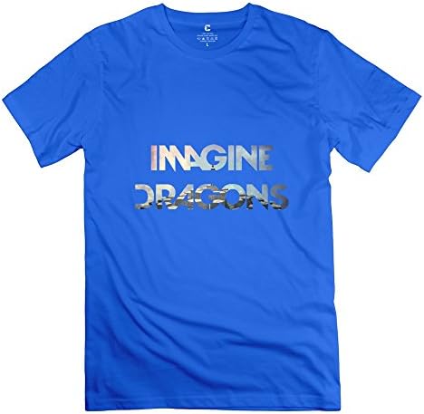 ROCRO Men's Imagine Dragons T Shirt M RoyalBlue