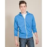 White Label Zip Through Hoody - Blue - Mens