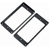 1-pair(2-pcs) Humbucker Pickup Surrounds Black for Gibson Les Paul Replacement