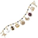A Pirate's Treasure Charm Bracelet With Black Pearls: Pirates Of The Caribbean Jewelry