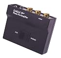 Black Phono Pre-amplifier with Built-in RIAA Equalisation