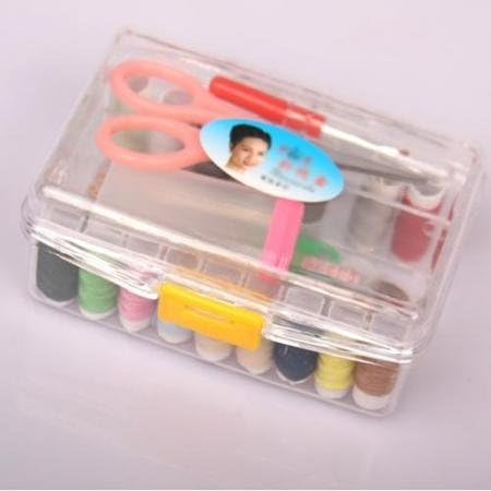 Travel Sewing Kit Sewing Kit Box Needlework Set Box Hand Sewing Needles 11cm X 8.5cm X 5cm 125g