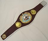 Muhammad Ali Autographed WBO Maroon & White Boxing Championship Belt
