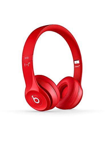 Beats solo 2 wired on-ear headphone - red (certified re…