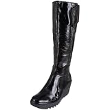 Fly London Yuly Knee High Boot Leather Patent