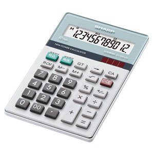 SHARP 電卓 12桁 ナイスサイズ グリーン購入法適用 早打ち/サイレントキー EL-N412K-X