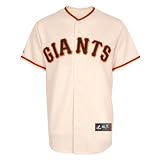 MLB Youth San Francisco Giants Buster Posey Ivory Home Short Sleeve Replica Button Front Jersey By Majestic (Ivory, Medium)