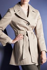Autograph Pure Cotton Swing Coat with Belt [T50-3604-S]