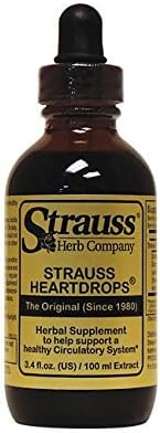 Strauss Herb Company Heartdrops 3.4 fl oz Liquid by Strauss Herb Company