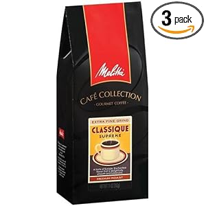 Melitta Cafe Collection Classique Supreme Ground Coffee, Medium Roast, 11-Ounce Bags (Pack of 3) On sale Best Price