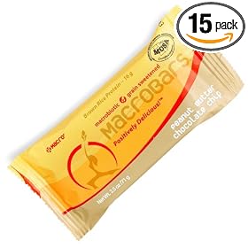 GO MACRO MACROBARS Peanut Butter Chocolate Chip, 2.5-Ounce Bars (Pack of 15)