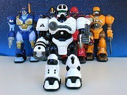 M.A.R.S. Electronic Motorized Walking Cyber-bot [Polar Captain, XXS, Freezy Frost, Red Revo - Each sold separately] Colors May Vary by Happy Kid Toy Group Ltd