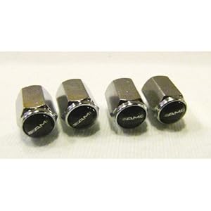 Mercedes Benz AMG Steel Wheel Tire Valve Stem Caps (4pcs Set)