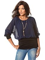 Bleu Marine Top Nirvanna (Azul Marino)