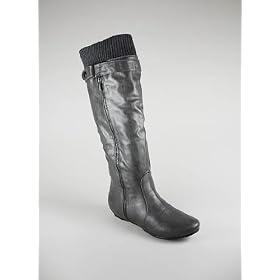 Zip Side Sweater Top Boot
