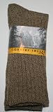 Country Tweeds Men's Mid Calf Socks 2 Pair - Size: 10-13 Bark - Made in USA