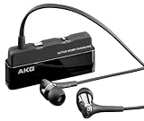 AKG K390NC Noise Cancelling In-Ear Headphones with Inline Microphone (Black)