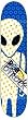 Alien Workshop Rob Dyrdek Soldier Blue 7.75 Skateboard Deck