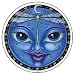 Dragonfly Lady Moon Fantasy Art Sticker by Shanna Trumbley