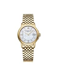 Raymond Weil Tradition Mother of Pearl Dial Gold PVD Stainless Steal Ladies Watch 5966-P-00995