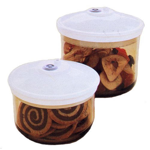Tilia FoodSaver 2 piece canister set.