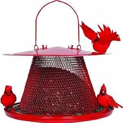 Sweet Corn Products C00322 Red Cardinal Basket Feeder