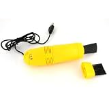 Powerful USB Mini Vacuum Cleaner for Laptop, Pc / Powered Directly From Any USB Port - Yellow Powerful USB Mini Vacuum Cleaner for Laptop, Pc / Powered Directly From Any USB Port - Yellow