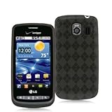 Smoke TPU Candy Rubber Flexi Skin Case Cover for LG Vortex VS660 Phone New  ....