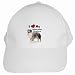 I Love My Australian Shepherd White Cap Hat