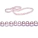 AugustinaJewelry Single Strand 18 Inch 6.0-7.0mm Lavender Semi-Round Freshwater Cultured Pearl Necklace