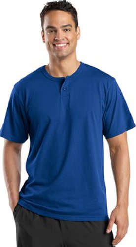 Sport-Tek Men's Short Sleeve Henley