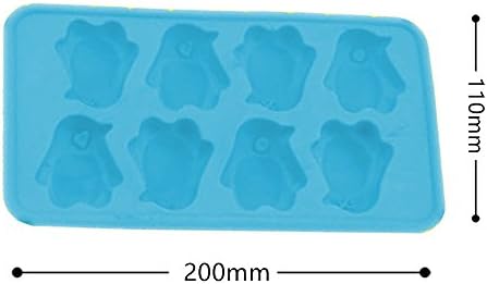 TOOZI Penguin Shape Ice Molds - Food-Grade Silicone 8 Penguins mold