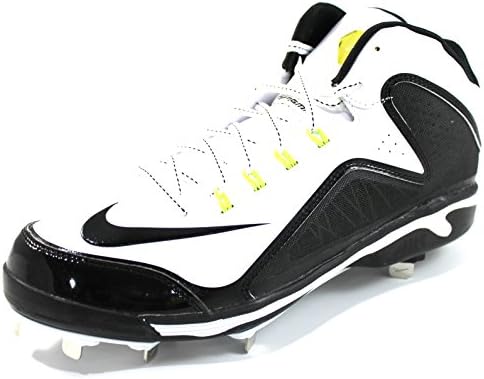 Nike Men's Swingman MVP 2 MD Metal Stud Black Baseball Cleats (12)
