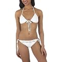 Bikini Love: Ashely Paige Knit Watermelon Designer Swimwear - White