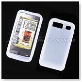 Samsung Omnia i910 (CDMA) Soft Rubber Silicone Protector Skin Case Clear