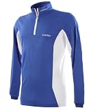 Funktion Golf Mens Long Sleeve Golf Shirt Electric Blue / White Zip
