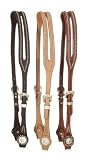 Royal King Plain Concho Split Ear Headstalls
