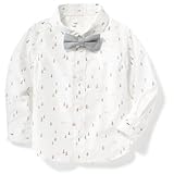 オールドネイビー OLD NAVY/ パターンシャツ&ボウタイセット プリントトップ トップス長袖シャツ 4歳【並行輸入】