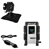 Cowon iAudio U5 Auto Bean Bag Dash Holder with Car Charger - Uses Gomadic TipExchange