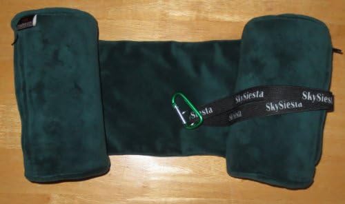SkySiesta - The Best Travel Pillow On The Market!! Available in 5 Colors. (Patent Pending). Now With Eye Mask!