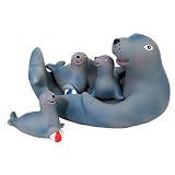 Squeaking Seal Bathtub Family Toy by D & D Distributing Creative Ventures