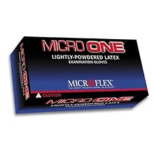 Microflex MO150L Lightly Powdered Micro-One Latex Glove Size Large, 100 Box