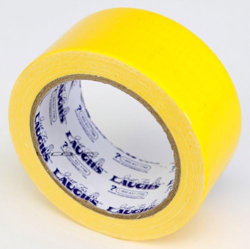 JFL Enterprise Designer Duct Tape, 20-yards, Neon Taxi Cab Yellow, 50-Pack