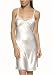 Vera Wang True Love charmeuese chemise with lace trim