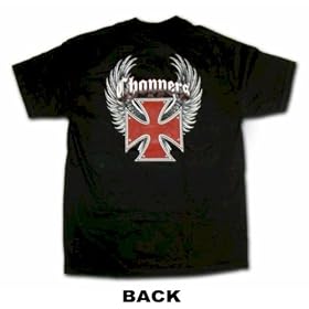 Choppers Winged Maltese Cross Men's Biker T Shirt Small thru 5XL in 8 Colors