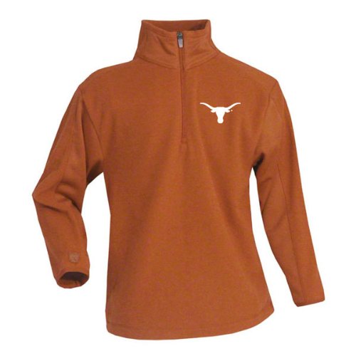 Texas Longhorns Youth Dark Orange 1/4 Fleece Jacket