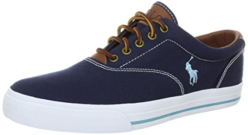 Polo Ralph Lauren Men s Vaughn Fashion Sneaker, Navy, 11.5 D US