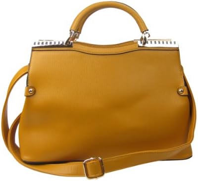 Emuna Collection Satchel Bag Handbag Hobo Tote (Lt Brown 5528843)