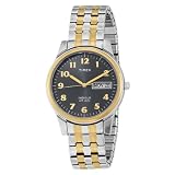 Timex Men's T26481 Classic Two-Tone Expansion Band Stainless Steel Bracelet Watch